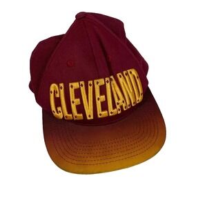 KB‎ ETHOS Snapback Cleveland Red Basketball Cap Adjustable Embroidered Premium